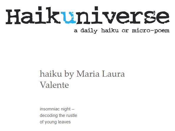 haikUniverse gennaio 2018