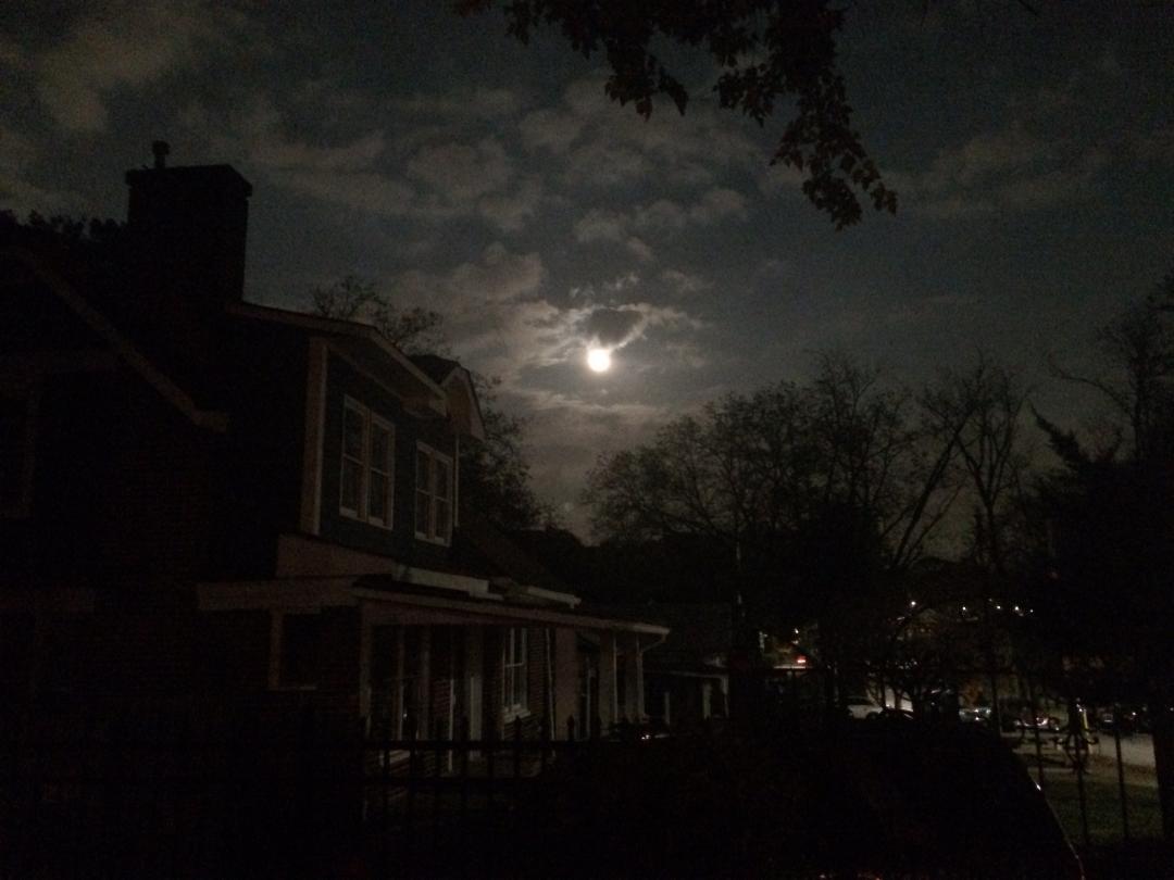 Supermoon in dec.
