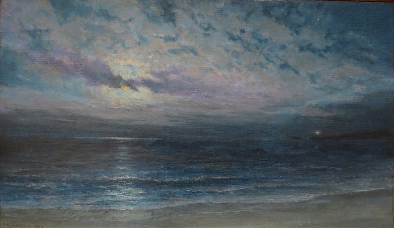 800px-'Moonlight_on_Ocean_(Kauai)'_by_Alfred_Richard_Gurrey,_Sr.,_c._1918,_Hawaii_State_Art_Museum
