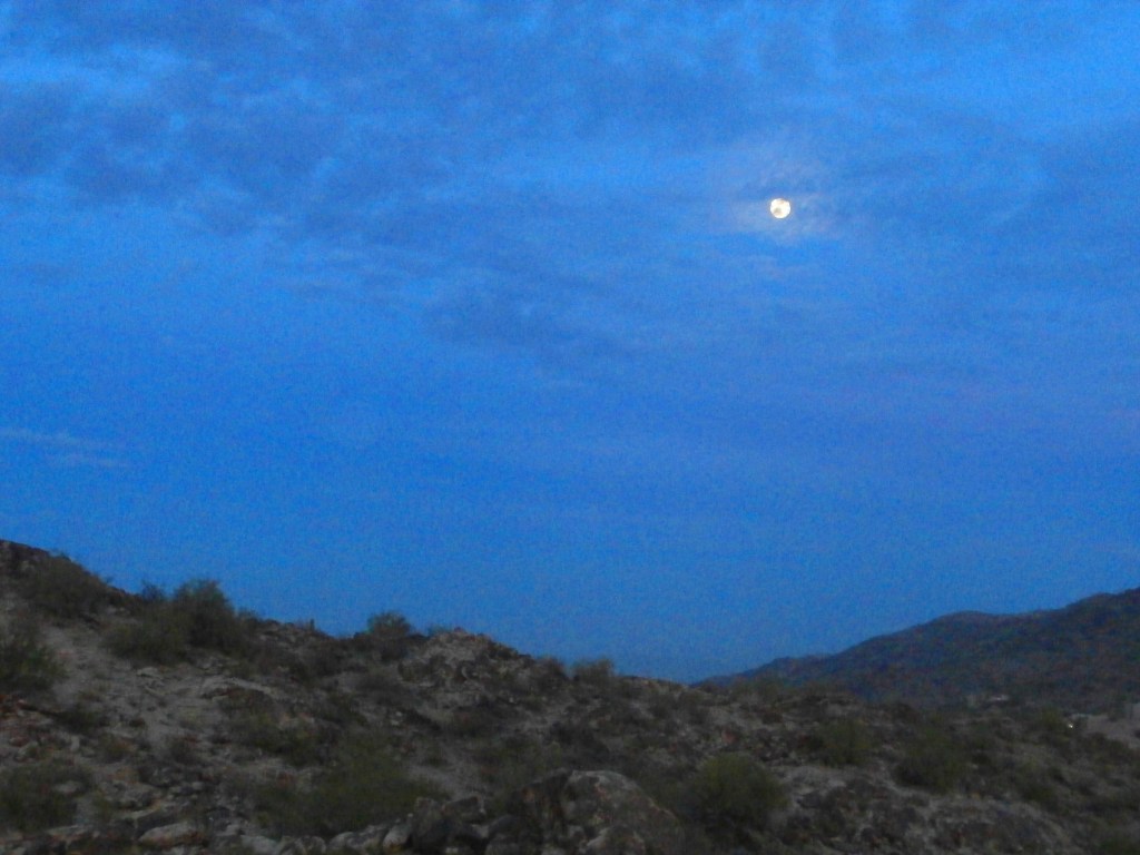 moon over South Mountain