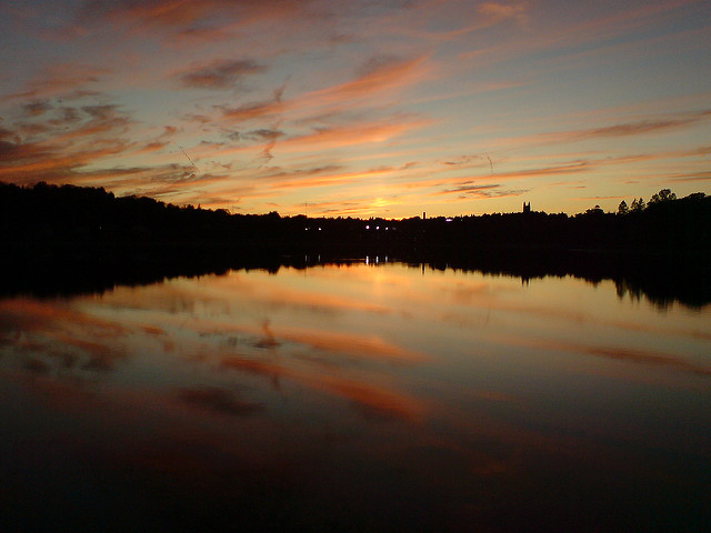 yowlong - Chestnut Hill Reservoir at Dusk