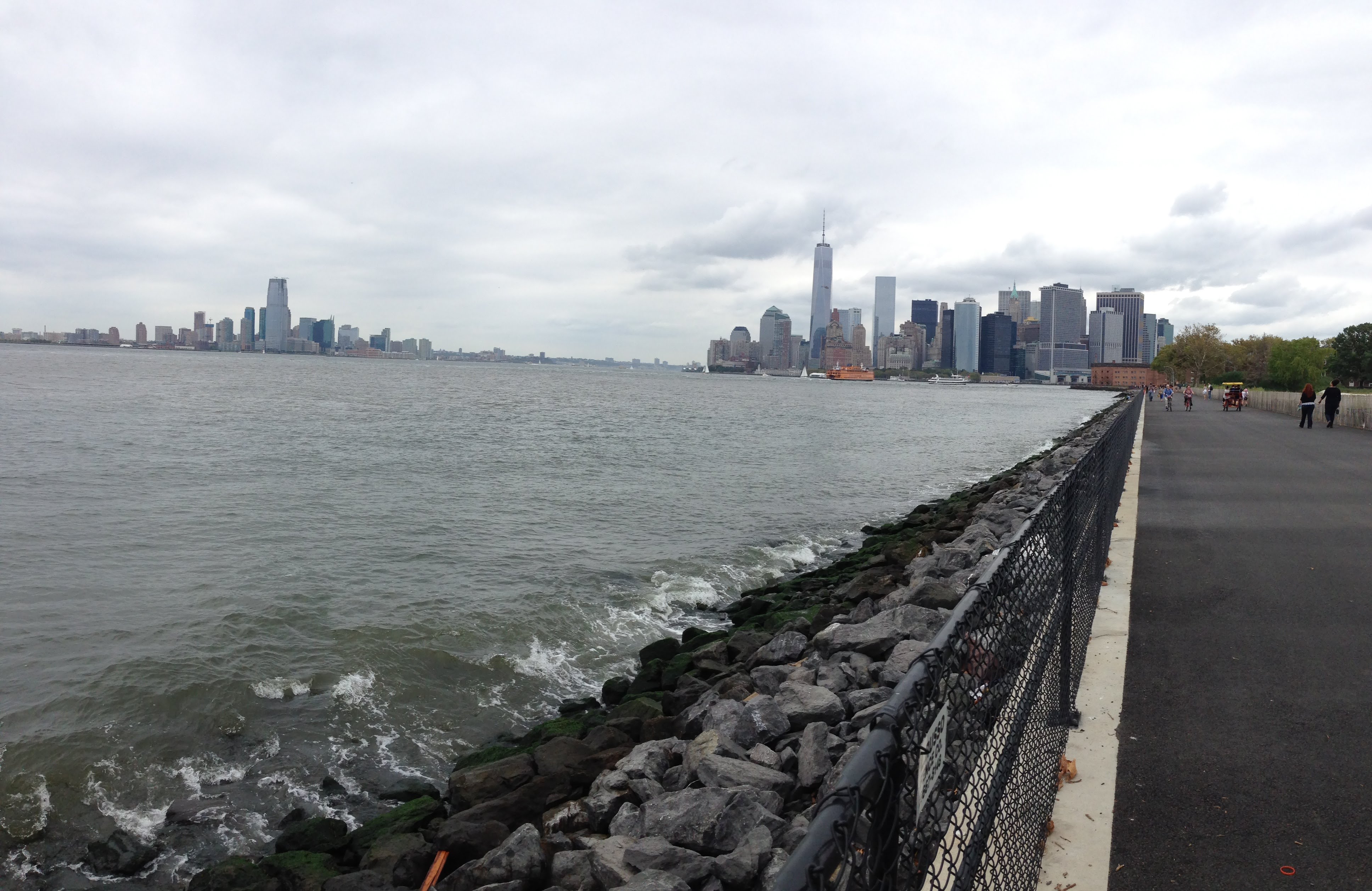 NY harbor via Governor's Island