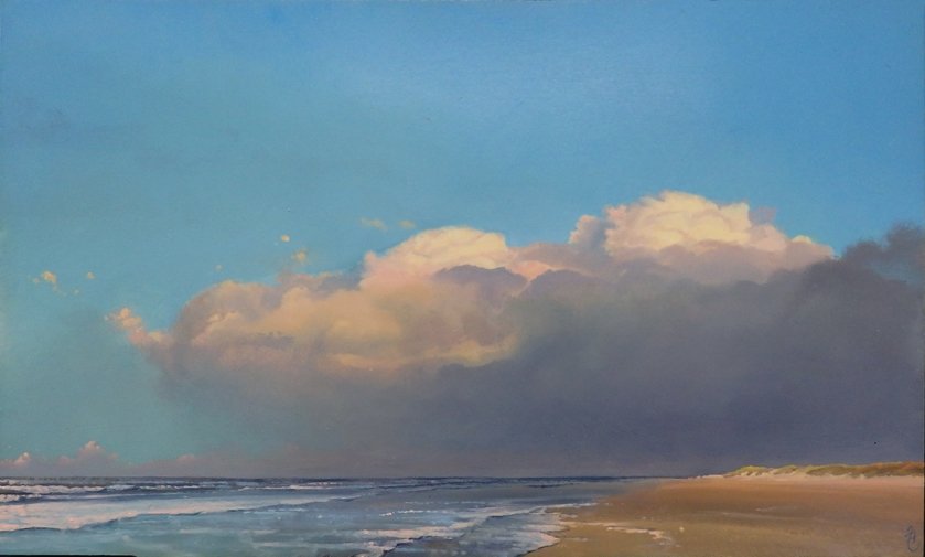 Strand-met-Avondwolk_1