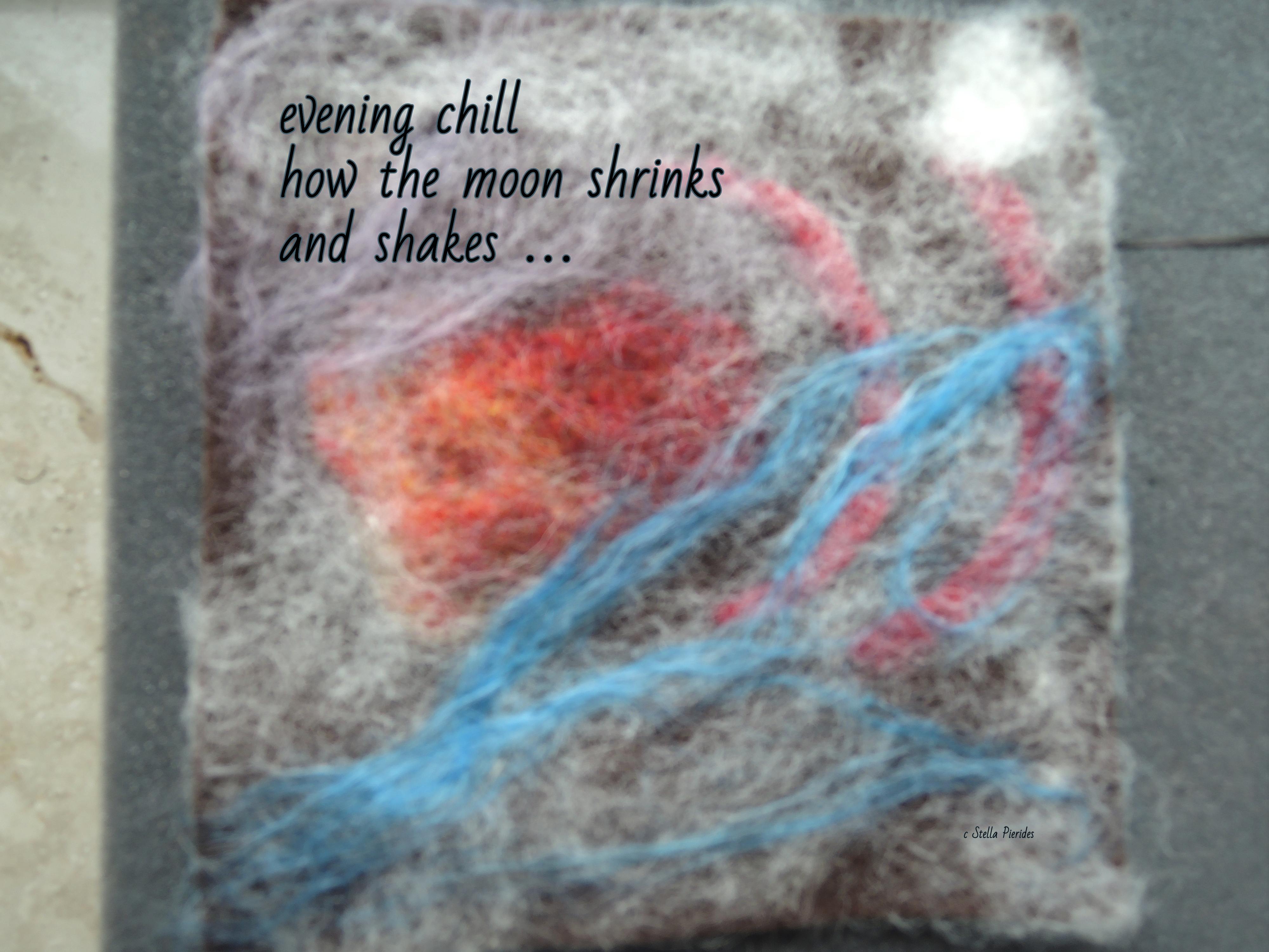 haikufeltings, haiga, felting,