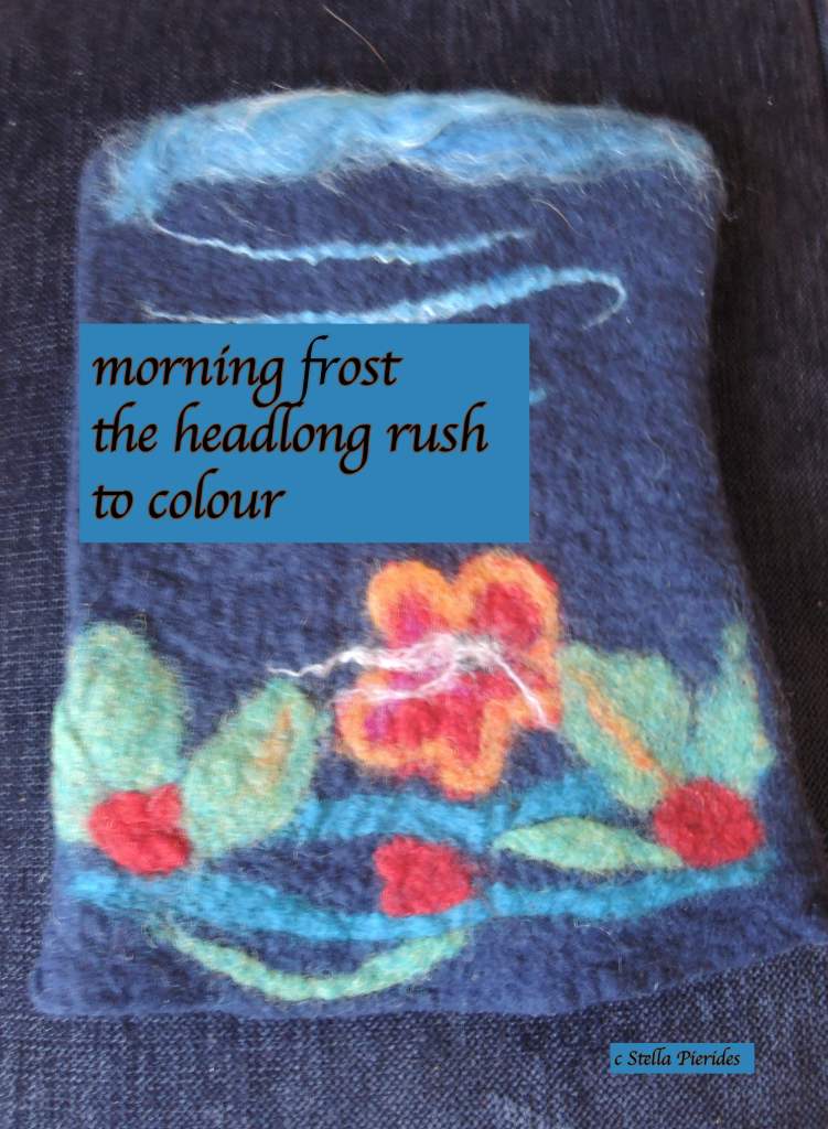 felting haiga, haiga,