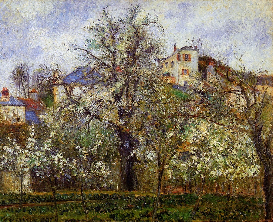 Camille_Pissarro,_Kitchen_Garden_with_Trees_in_Flower,_Spring,_Pontoise